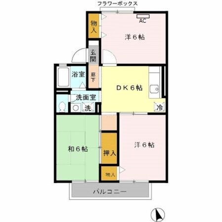 サンシャインの物件間取画像